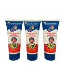 Buy Sunscreen Moisturizing Lotion (SPF 30) w/Aloe Vera - Acne Prone Skin UVA UVB Protection 3oz - 3 Pack | International Shipping Available - Buy Online on GoSupps.com
