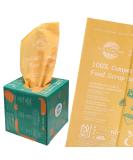 Moonygreen Compost Bags  Trash Bags 3Gallon  Extra Thick 0.87 Mils  US BPI ASTM D6400 Certified Compostable Food Scrap Kitchen Waste Bags  100 Count - Buy Online on GoSupps.com