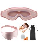 Shop 3D Sleep Mask for Women - Comfortable & Breathable Eye Mask in Pink | Lightweight No Pressure Ideal for Adults & Kids - Buy Online on GoSupps.com