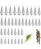 Fzyisw 720g Drop Shape Fishing Weight Kit - 36 pcs Lead Fishing Set for Outdoors - 5g to 40g Pear Lifting Weights - Buy Online on GoSupps.com