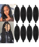 Xtrend 20 Inch Pre-Separated Springy Afro Twist Hair 8 Packs Pre-Fluffed Spring Twist Hair for Distressed Soft Locs Natural Black Marley Twist Braiding Hair Synthetic Hair Extension 1B# 20 Inch (Pack of 8) 1B# - Buy Online on GoSupps.com