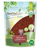 Organic Red Quinoa 1lb: Non-GMO, Whole Grain, Sproutable, Vegan Sirtfood | Rich in Essential Amino Acids & Protein | Quick-Cooking & Versatile Rice Alternative - Buy Online on GoSupps.com
