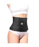 Vital Salveo Postpartum Belly Band | C-Section Recovery Wrap | Slim & Smooth Abdominal Support | S/M Black - Buy Online on GoSupps.com