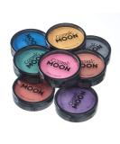 Cosmic Moon Metallic Face Paint Set - 8 Water Activated Colors for Professional Makeup | International Shipping Available - Buy Online on GoSupps.com