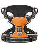 Buy Heele No-Pull Dog Harness & Large Dog Crockery - Softly Breathable Adjustable Reflective Dishes in XL University Orange - Buy Online on GoSupps.com
