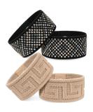 Motion Sickness Bands for Adults - Effective Wristbands for Sea & Morning Sickness Relief - Cruise Travel & Pregnancy - 2 Pairs in Black/Camel (Medium - Buy Online on GoSupps.com