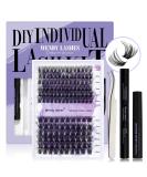DIY Lash Extension Set | Cluster Eyelash Extensions Kit (C3+C9-C Curl) | 12-16mm | Eyelash Clusters for Stunning Lashes - Buy Online on GoSupps.com