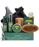 Buy Cusmay Beard Care Set for Men | All-in-One Gift Set with Shampoo Oil Balsam Comb & Shears - Perfect for Father's Day Valentine's Day & Christmas - Buy Online on GoSupps.com