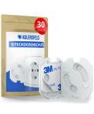 Adlersfeld 16111 Child Locking Sockets - 30 Pack with Rotating Mechanism White | Socket Protection for Baby Safety - Buy Online on GoSupps.com