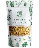 Fenugreek Seeds 8 oz - Indian Methi Seeds for Hair Growth & Cooking - Kosher Certified, Gluten Free - Spices Village - Buy Online on GoSupps.com