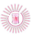 30 Pack Disposable Eyebrow Brushes with Tubes | Pink Mascara Wand Brushes & Diamond Eyelash Tubes for Women & Girls Makeup - Buy Online on GoSupps.com