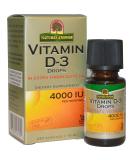 Nature's Answer Vitamin D-3 Drops 4000 IU - 0.5 fl oz (15 ml) - Boost Immune Health & Bone Strength - Buy Online on GoSupps.com