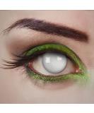 Buy Aricona White Colored Contact Lenses - Daily Half-Blind Halloween Special Effects | International Shipping - Buy Online on GoSupps.com