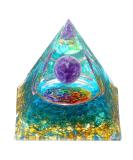 Shop Xiannvxi 2.4 Gemstone Pyramid Crystals - Amethyst & Green Aventurine for Meditation | Natural Spiritual Gifts for Men & Women - Buy Online on GoSupps.com