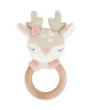 Bieco Reh Ella Greifling Baby Wood |Babyassel wood |Cuddly toy baby deer girl |Rattling & gripping rings baby rattles 0 months baby rattles roassure wood baby grip - Buy Online on GoSupps.com