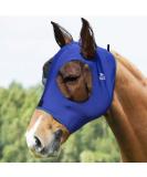 Harrison Howard Fly Mask - Stretchy Breathable UV Protection Full View Eye Opening & Ventilated Ear Protection - Large Deep Blue - Buy Online on GoSupps.com