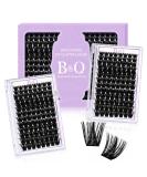 Shop B&Q DIY Lash Clusters - 208 PCs Reusable Individual Eyelashes for Beginners | 8-16 Mix Eyelash Extensions at Home - Buy Online on GoSupps.com