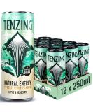 TENZING Natural Energy Drink Plant Based Vegan & Gluten Free BCAA Apple & Seaberry 250ml (Pack of 12) - Buy Online on GoSupps.com