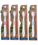 EcoFam by Focus Nutrition Earth Friendly Kids Toothbrushes - Silver Infused Soft Bristle Toothbrush (4 Pack) - Buy Online on GoSupps.com