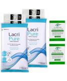 Buy Menicon LacriPure Rinsing & Insertion Saline 14 Vials | Bundle with 2X Tea Tree Oil Eyelid Wipes | Ideal for Rigid Gas Permeable Contact Lenses - Worldwide Shipping - Buy Online on GoSupps.com