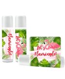12 Flamingo Lip Balms - Let's Flamingle Party Favors for Bridal Shower or Birthday - Buy Online on GoSupps.com