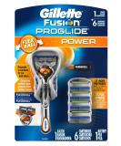 Buy Gillette Men's Fusion ProGlide Power - 6 Cartridges & Battery | International Shipping Available - Buy Online on GoSupps.com