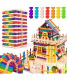 200pcs Colorful Wooden Craft Sticks - Jumbo Sawtooth Popsicle Sticks for DIY Crafts & Kids Education - Buy Online on GoSupps.com