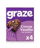 Graze Healthy Snacks - Cocoa Vanilla Vegan Snack Bars-4x30g - Buy Online on GoSupps.com