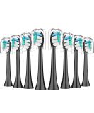 Replacement Toothbrush Heads for Philips Sonicare C2 C1 4100 C3 - 8 Pack Black Electric Brush Heads Compatible with Sonicare - Buy Online on GoSupps.com