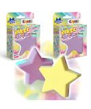 INKEE Foamy Star Bath Bombs for Kids | Set of 2 Star-Shaped Blueberry Scented Creamy Bath Bombs in 2 Colors - Perfect for Fun Bath Time - Buy Online on GoSupps.com