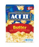 ACT II Butter Microwave Popcorn - 6 Count 2.75 oz Bags (Pack of 6) - Buy Online on GoSupps.com