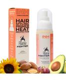 Buy INH Heat Protection Spray - Thermal Protectant Frizz Tamer & Shine Enhancer with Wheat Protein & Aloe Vera | 4 fl oz | Perfect for Styling & Blow Drying - International Shipping Available - Buy Online on GoSupps.com