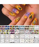 Shop TailaiMei 48 Sheets Halloween Water Transfer Nail Art Stickers - DIY Nail Decals for Halloween Party - Buy Online on GoSupps.com
