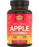 Organic Apple Cider Vinegar Capsules with Turmeric & Ginger - 1300MG Dosage - 120 Capsules - Made in the UK - Buy Online on GoSupps.com