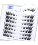 Shop LZM Individual C Curl Fake Eyelashes | Natural Look DIY Eyelash Extensions - z03-mix - Buy Online on GoSupps.com