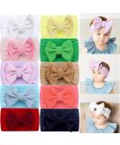 Midodo 10-Piece Baby Headband Set | Soft Elastic Turban for Newborn Girls | Stretchable Nylon Knot Ligaments Hair Bands - Buy Online on GoSupps.com