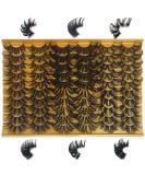 25MM Fluffy Mink False Eyelashes - 30 Pairs in 6 Styles - Dramatic 5D Full Volume Wispy & Curly - Wholesale by BEFACL - Buy Online on GoSupps.com