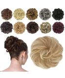 Fine Hair Part with Rubber Band | Dutt Hair Tie & Extensions for Women | Dark Golden Blonde 38g - Buy Online on GoSupps.com