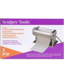 Sculpey Clay Conditioning Pasta Machine - 9 Thickness Settings, Oven-Bake Tool for Polymer Clay, Includes Clamp & Hand Crank - Ideal for All Skill Levels - Buy Online on GoSupps.com