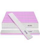 Buy 25 Professional 80/80 Grit Nail Files - Washable Double-Sided for Gel & Acrylic Nails - Buy Online on GoSupps.com
