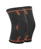 Knee Compression Sleeve & Sport Knee Brace All-Around Protection for Men | Outdoor Activity Orange - Buy Online on GoSupps.com