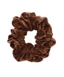 Jumbo Velvet Scrunchy - Light Brown | Luxurious Hair Accessory for Effortless Style - Buy Online on GoSupps.com