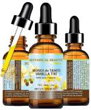 Buy Botanical Beauty MONOI DE TAHITI OIL VANILLA TIKI - Pure Natural Undiluted Virgin 2 Fl. Oz. | Nourish Face Skin Hair & Body - International Shipping Available - Buy Online on GoSupps.com