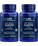 Life Extension COQ10 Super Ubiquinol 100mg - 90 Count (Pack of 2) | Enhanced Mitochondrial Support | Buy Internationally - Buy Online on GoSupps.com