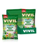 Vivil Herbal Mint Coughing Candies - Sugar-Free & Vegan | 23 Herbs | 15 Bags (120g) - International Shipping - Buy Online on GoSupps.com