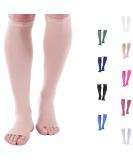 Doc Miller Open Toe Compression Socks 20-30mmHg Support for Circulation, Recovery, Shin Splints, Varicose Veins - Large Size - Buy Online on GoSupps.com