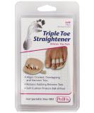 PediFix Triple Toe Straightener - Left Foot | Correct Overlapping Toes - Buy Online on GoSupps.com