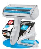 Bluepet Rollotollo Animal hair remover incl. Mini lint brush for clothing - reusable lint roller - animal hair cat hair dog hair remove - washable reusable - lint Remover bestseller Rollotollo + mini lint roller - Buy Online on GoSupps.com