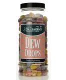 Original Dew Drops Retro Jelly Sweets Gift Jar By Berrymans Sweet Shop - Classic Sweets Traditional Taste. - Buy Online on GoSupps.com
