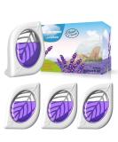 Air Freshener for Home, 4 Pack, Lavender Essential oils, Odor Eliminator for Small Area Closets Bathroom Pets Strong Odor, Up to 120 Days - Buy Online on GoSupps.com